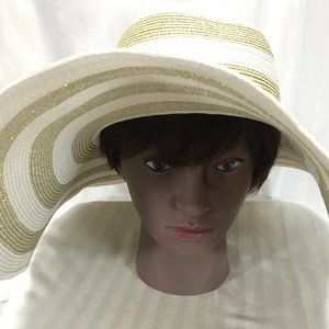 Ivory & Gold Merona Sun Hat
